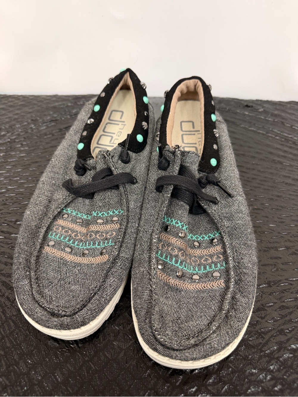 dude Wendy Annex 'Rodeo Black' Casual Shoe - US 8
